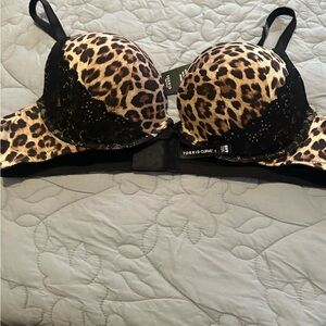 Torrid  Leopard Print Lace Bra